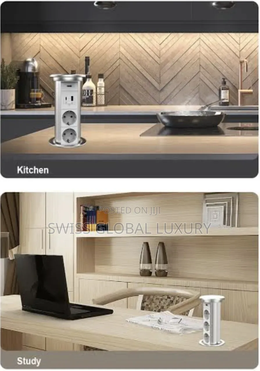 High Quality Pop Up Table/Desktop Socket With Wireless Charging Port.