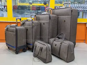 High Quality Quality Leather Travel Bags 6in1 Set
