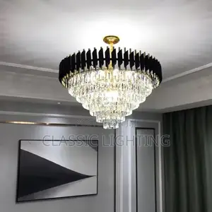 Creative Cone Luxury Crystal Chandelier Lustre Home Modern Light