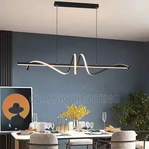 Minimalist Long Restaurant Ceiling Chandelier Modern Home Indoor Light