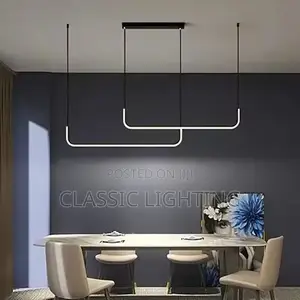 Modern LED Strip Chandelier Light Restaurant Kitchen Decor Light