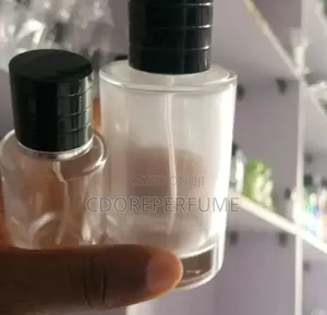 Black and Transparent Perfume Bottle