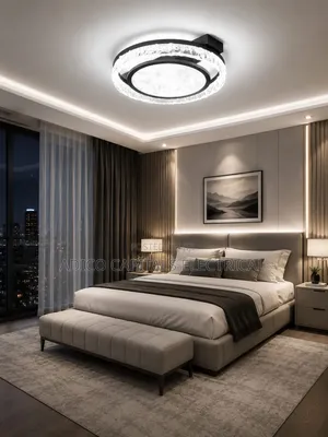 Ceiling Crystal Flush Light
