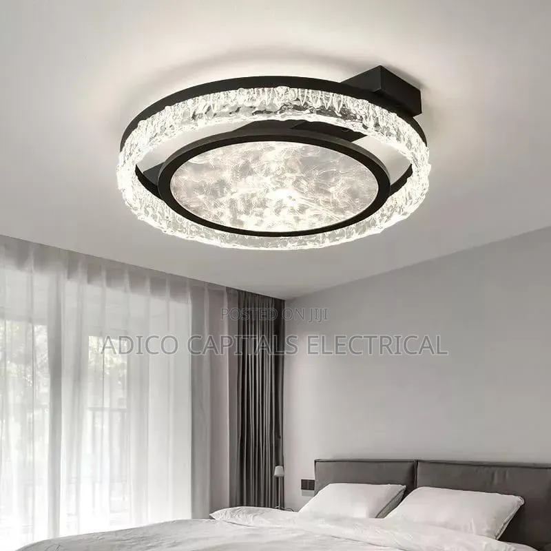 Ceiling Crystal Flush Light
