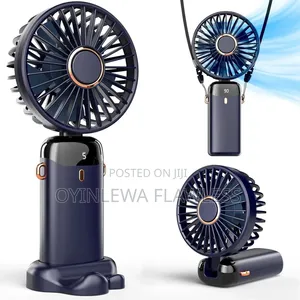High-Power Mini Handheld Air Cooler Rechargeable Fan