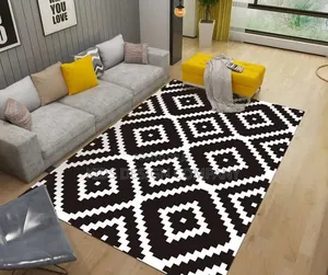 Monochrome Diamond Harmony Rug