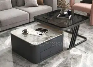 Modern Luxury Center Table With Lift-Top Storage Drawers