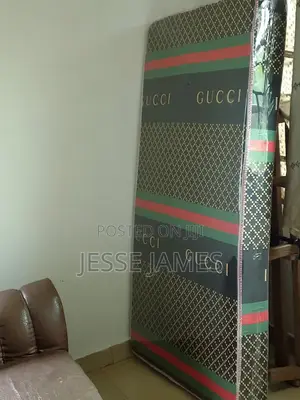 Neatly Used Brand New Designer "Gucci" Print Foam Mattress for Sale!