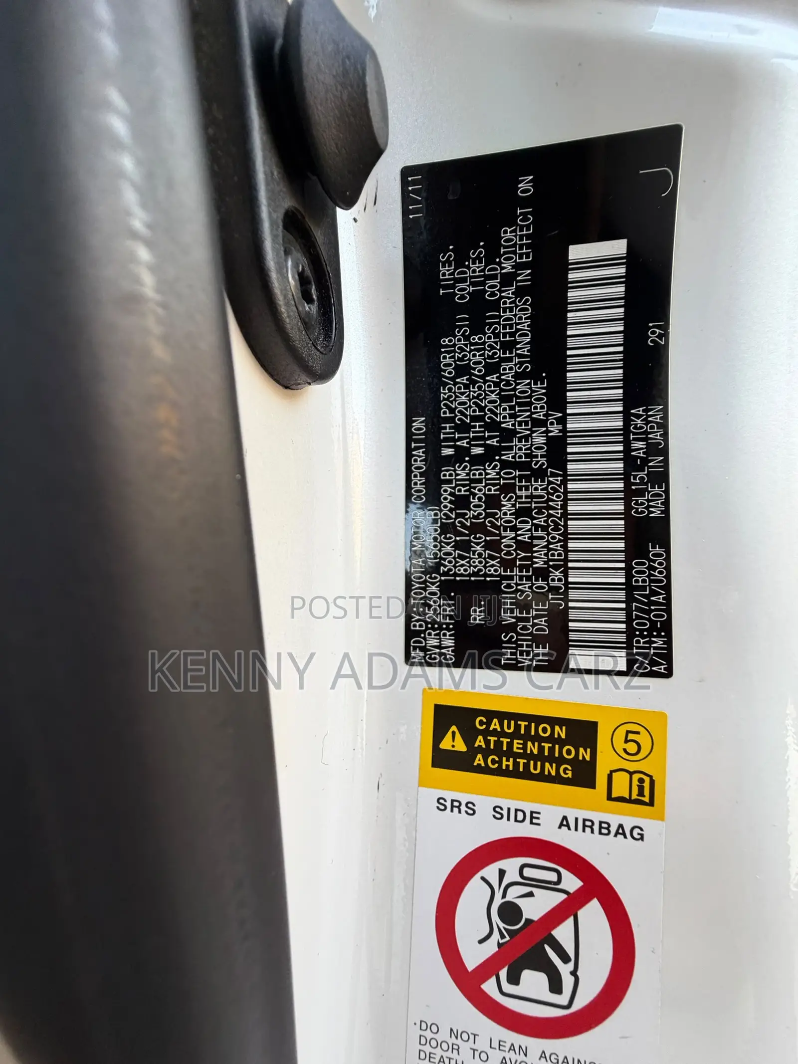Lexus RX 2012 White