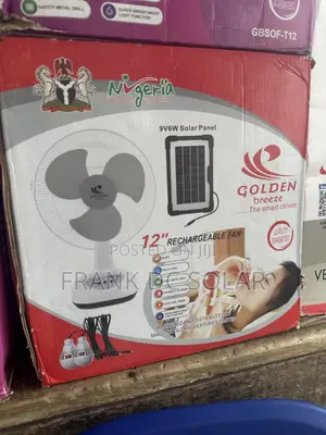 Golden Breeze 12” Rechargeable Fan