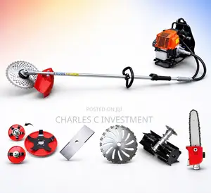 8-in-1 Backpack Brush Cutter Lawn Mower Combo Machine