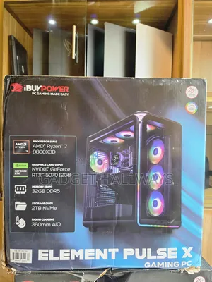 New Desktop Computer iBUYPOWER 32GB AMD Ryzen 7 SSD 2T