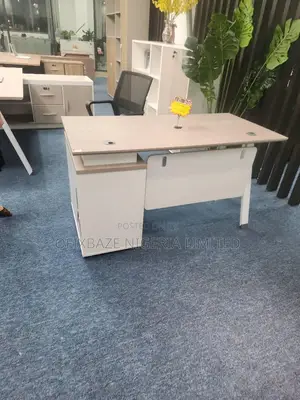 Generic New Modern Metal Office Table With Drawers