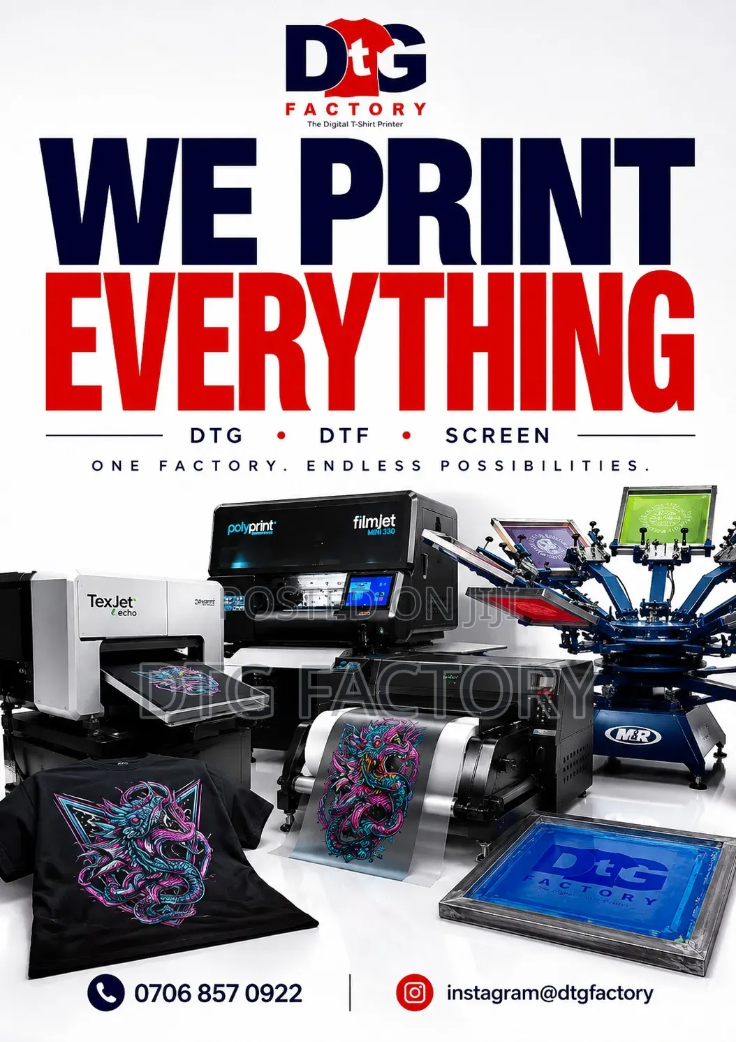 DTF and Screen Printing in Bulk
