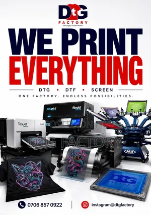DTF and Screen Printing in Bulk