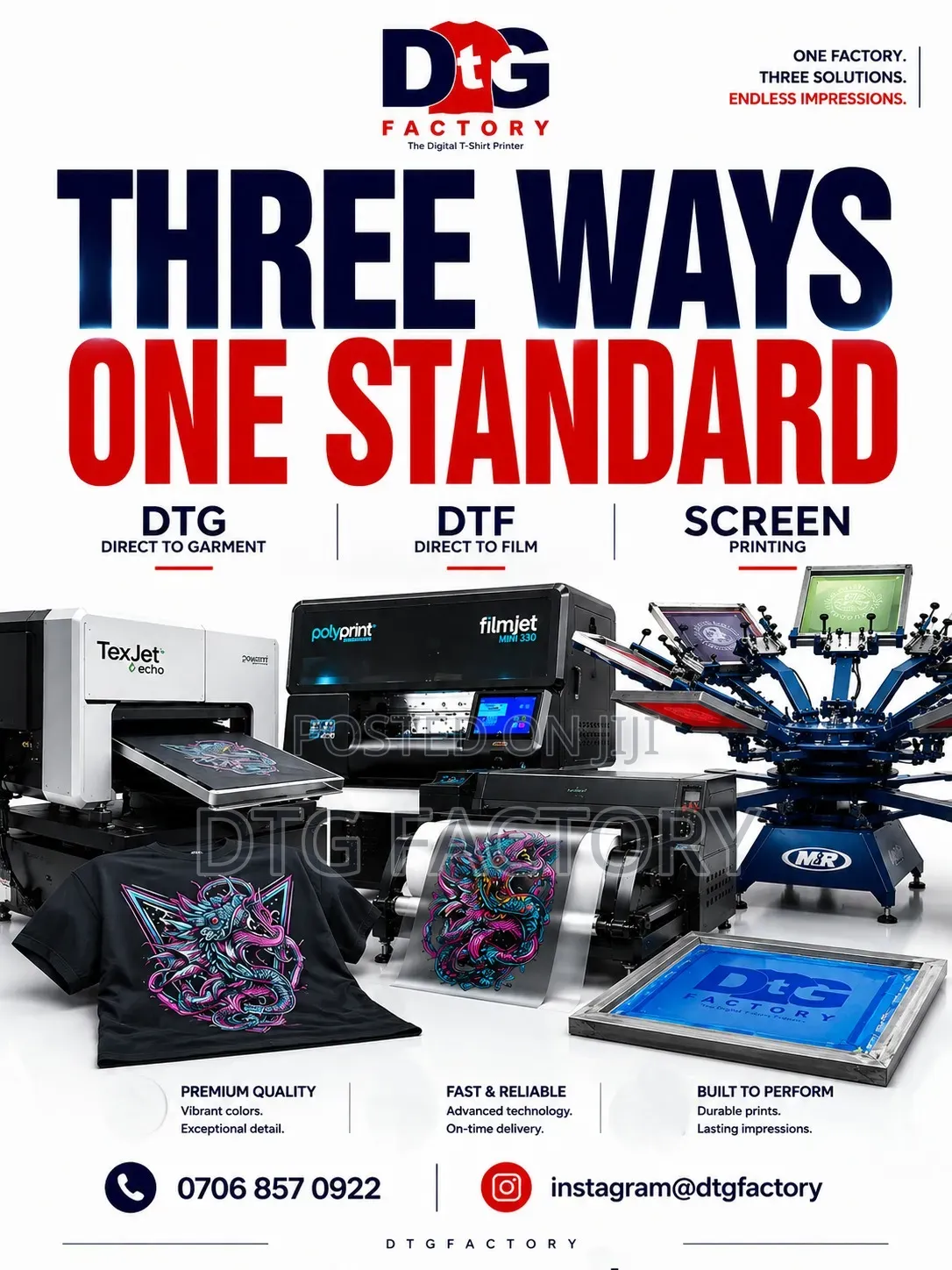 DTF and Screen Printing in Bulk