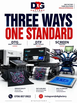 DTF and Screen Printing in Bulk