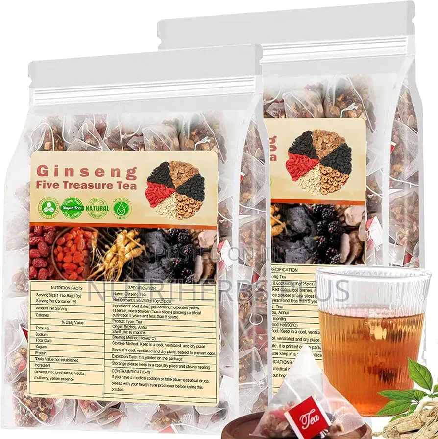 Ginseng Five Treasure Tea ( Five Star Root Tea)