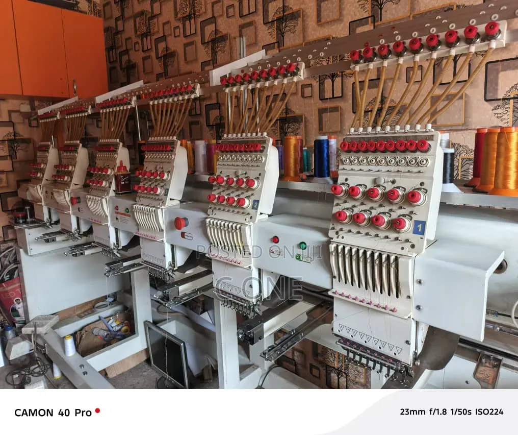 6-Head Monogramming Machine