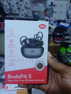 Itel BudsFit 5 (IEW-55)Open-Ear Earbuds – C-Bridge Comfort Deep Bass