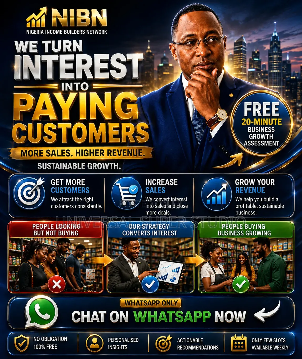 We Turn Interest Into Paying Customers