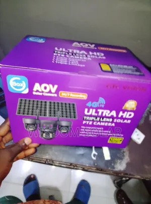 Ultra CCTV Camera With Solar Panel