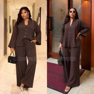 New in v-Neck Long Sleeved Zara Two Piece Set