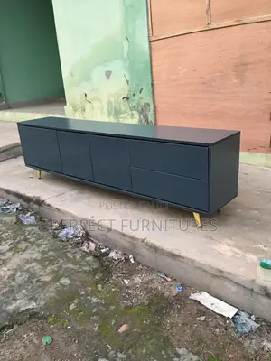 5 and Half Grey Color TV Console
