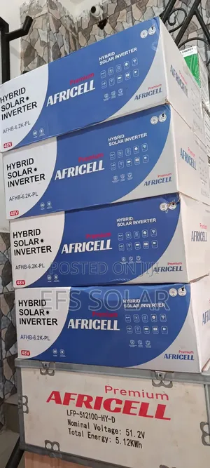 Africell 6.2kVA 48V Hybrid Solar Inverter