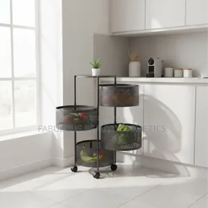4 Step •Rotating Kitchen Baskets •Fruit and Vegetable Storage.
