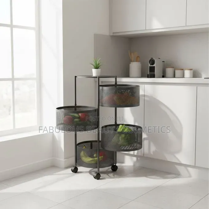 4 Step •Rotating Kitchen Baskets •Fruit and Vegetable Storage.