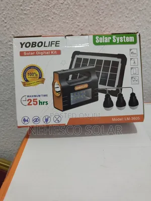 Original Yobolife LM-3605 Solar Lighting System for Homes