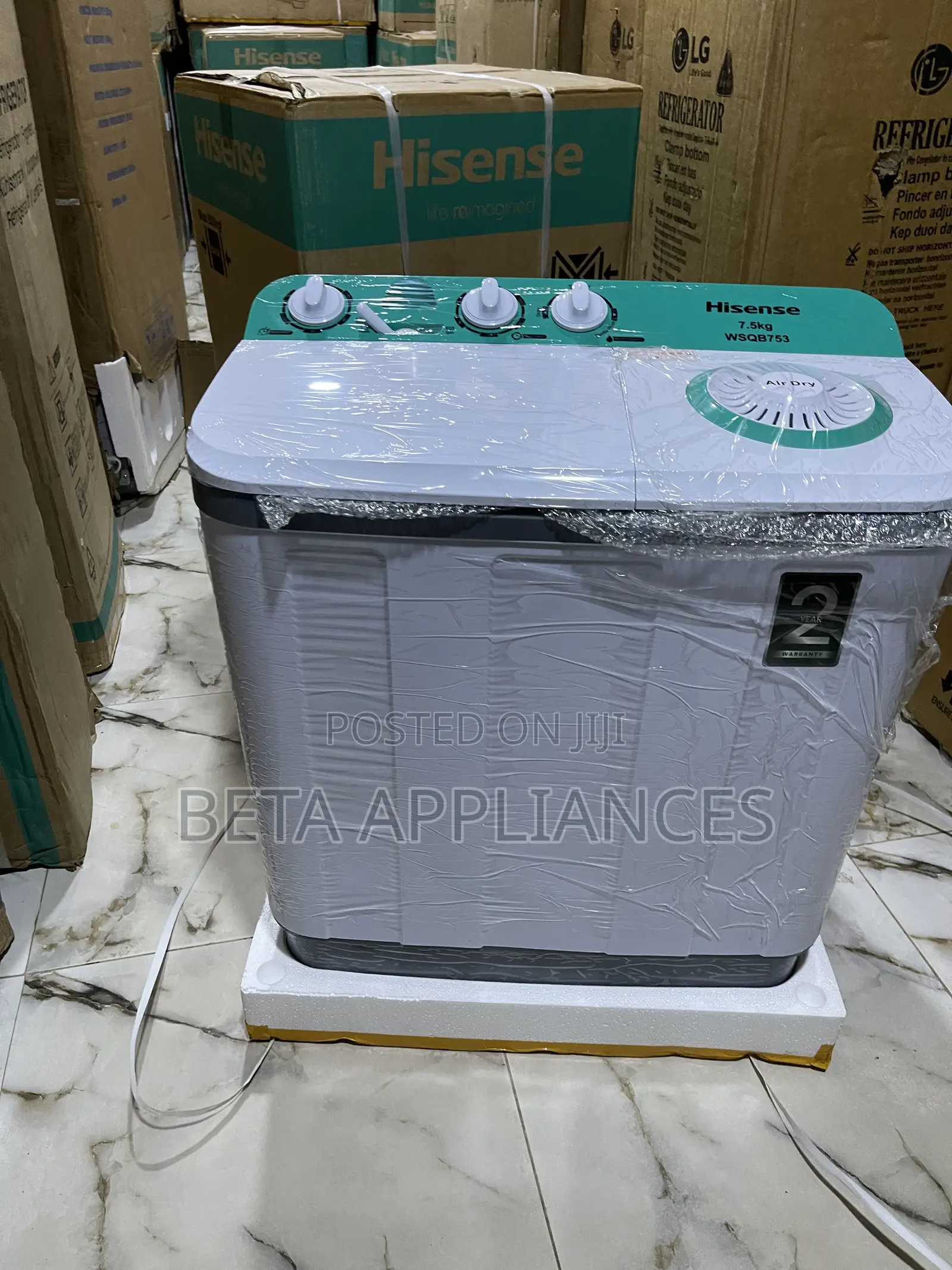Hisense Semi-Automatic 7.5kg Clothes Washer