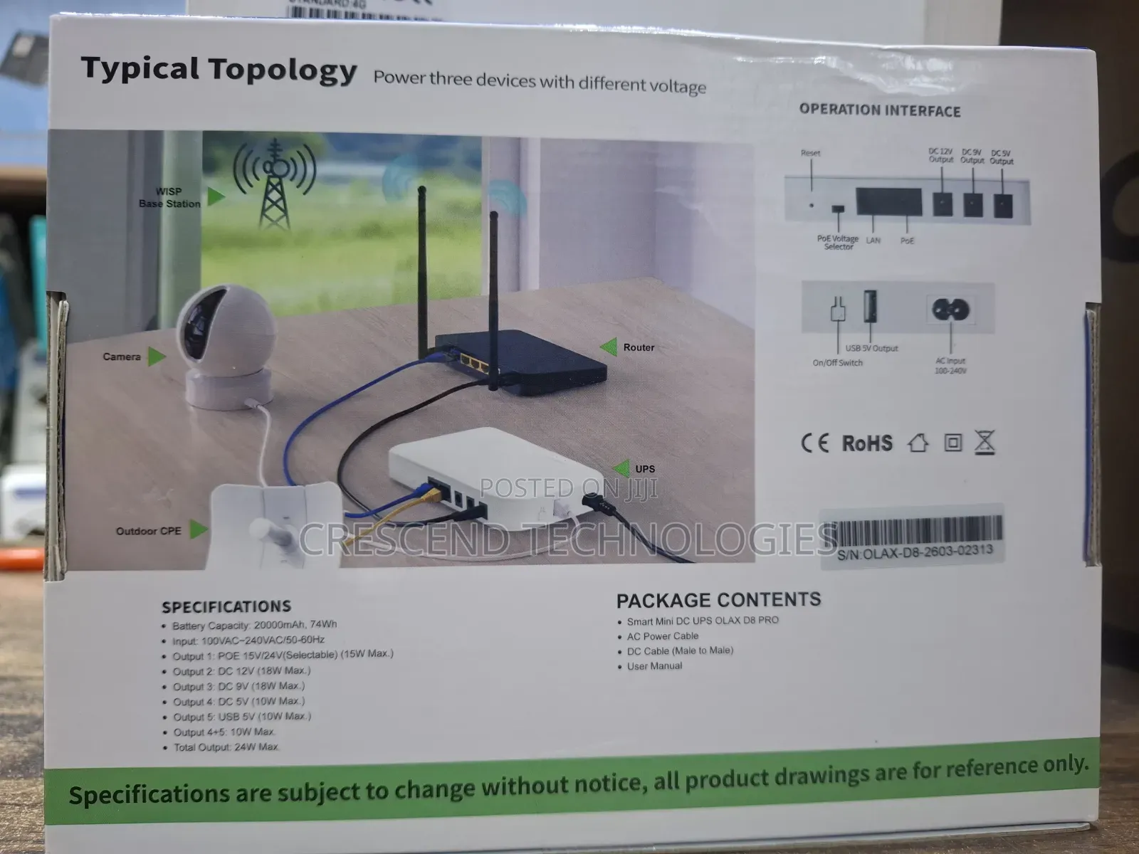 OLAX Smart Mini DC UPS Pro