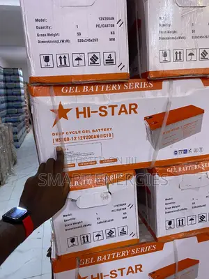 12v 200Ah Histar Dry Cell Battery