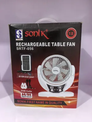 Solar Table Fan