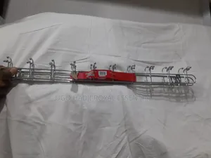 Multi-Purpose Stainless Steel Wall Mounted Hook Rack (10 Hooks)