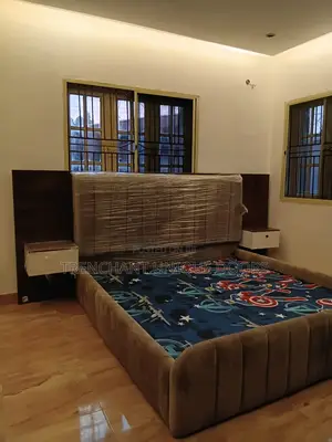 4ft by 6ft Bed Frame With Upholstery