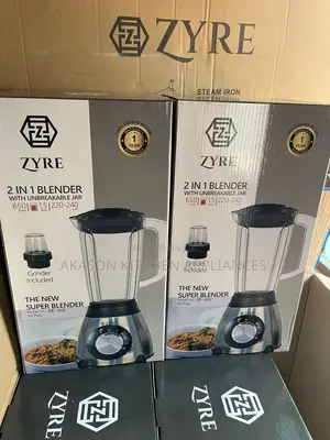 Zyre 2-in-1 Blender With Unbreakable Jar