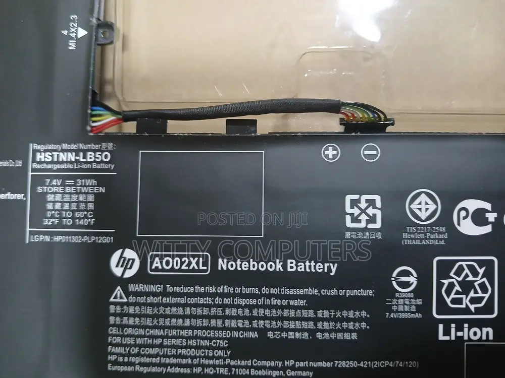 HP Ao02xl Battery