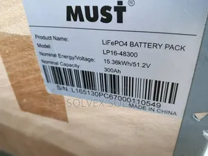 MUST 15kwh 48v 300ah Lithium Battery