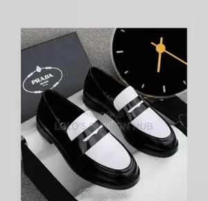 Men's Black White Penny Loafers(classic Men )