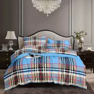 4 X 6 Fibre Duvet Set( Pattern Design Bedsheet, Pillowcases Duvet)