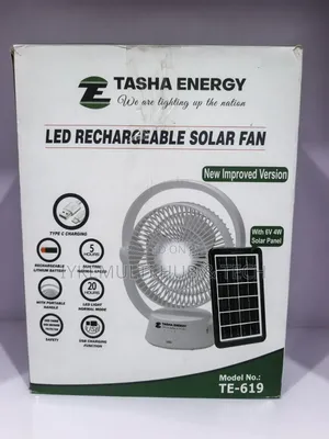 Led Rechargeable Solar Fan
