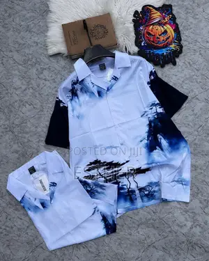 High Quality Luxury Patterned Vintage Shirt