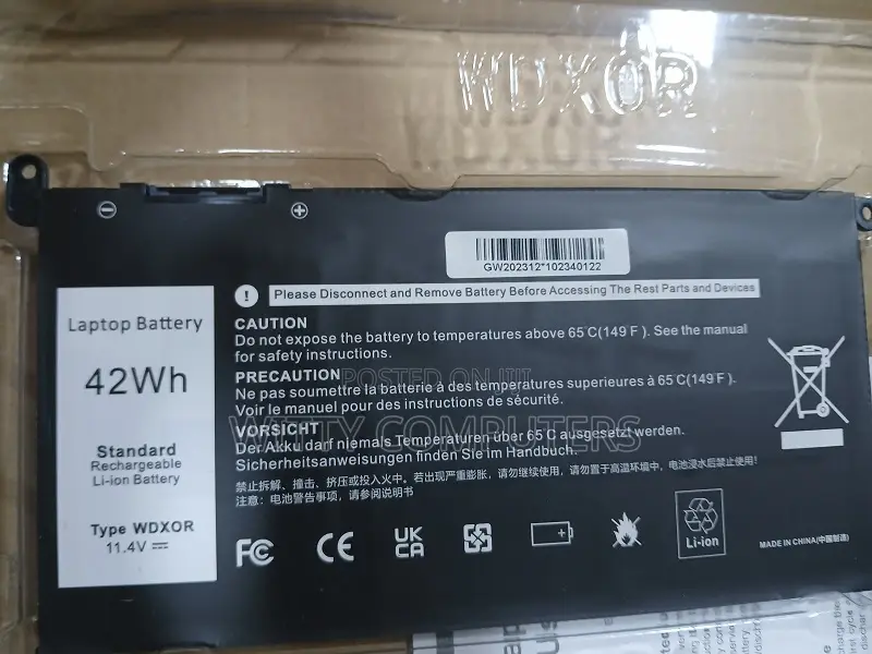 Dell WDX0R Battery