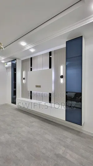 Glass Shelve TV Console