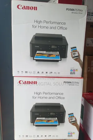 Canon Pixma Ts704 Wireless Photo Id Card A4 Paper Printer