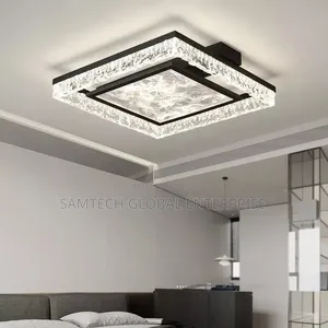 Luxury Crystal LED Ceiling Light – Modern Elegance for Every Space 