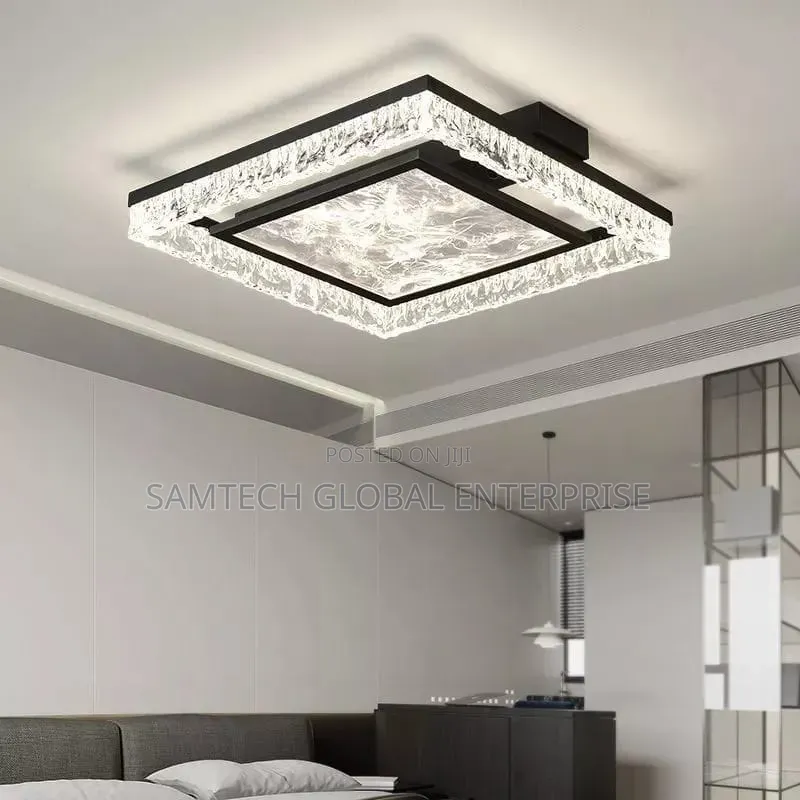 Luxury Crystal LED Ceiling Light – Modern Elegance for Every Space 